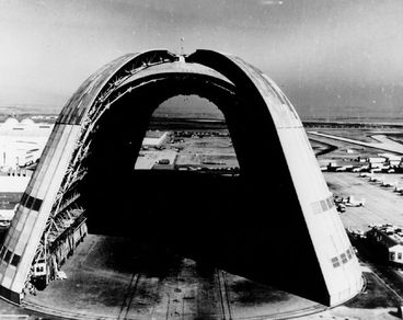 NASA Ames blimp hangar