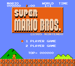 Super Mario NES in-game screenshot